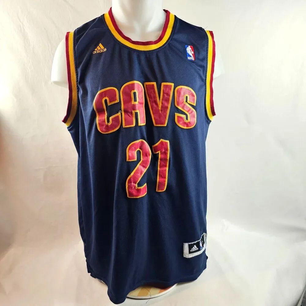 adidas Cleveland Cavaliers Andrew Wiggins #21 NBA Jersey Navy Size M